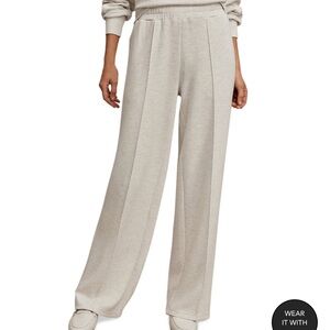 Varley The Wide Leg 30” Pant Ivory Marl